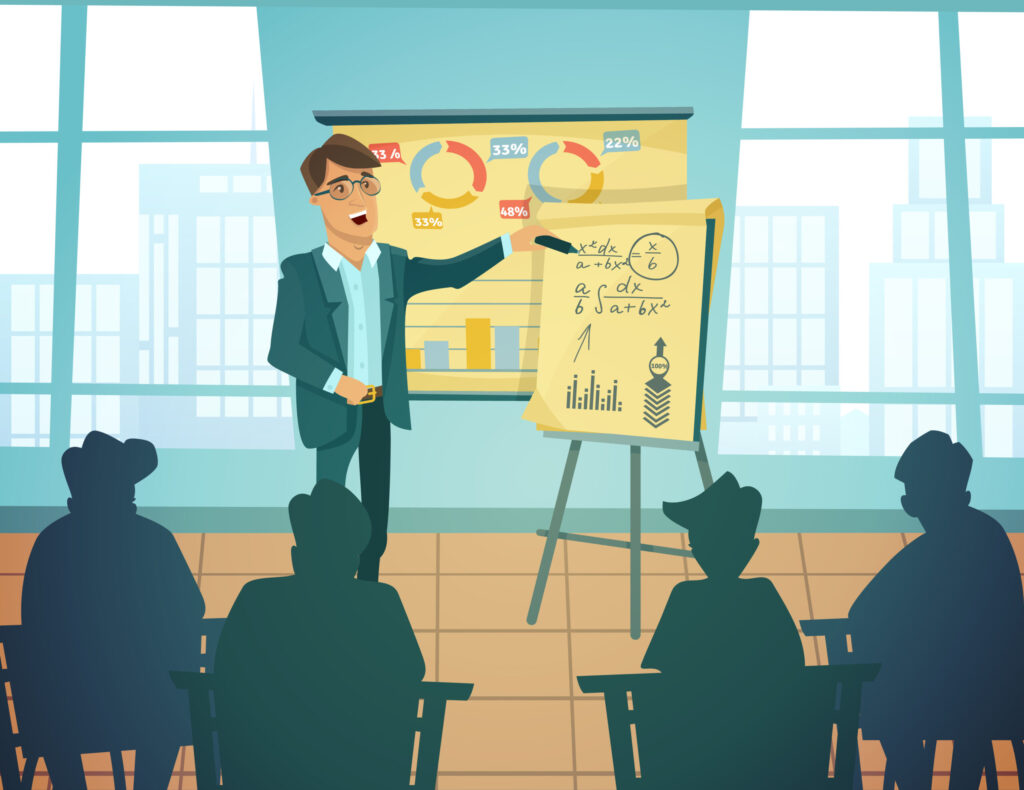 school training courses education poster